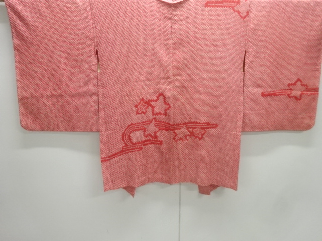 JAPANESE KIMONO / ANTIQUE HAORI / SILK / ALL SHIBORI / TATSUTAGAWA PATTERN